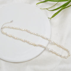 Baroque Pearl Beaded Necklace