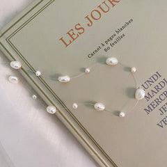 Baroque Pearl Necklace, Freshwater Pearl Necklace for Wedding