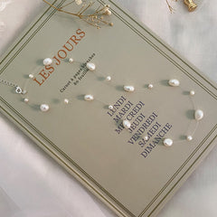 Baroque Pearl Necklace, Freshwater Pearl Necklace for Wedding