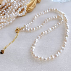 Baroque Pearl Beaded Necklace